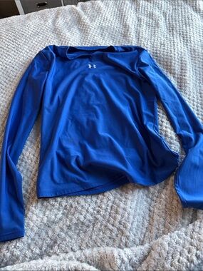 Under Armour Women's Long-Sleeve Athletic Top - Royal Blue